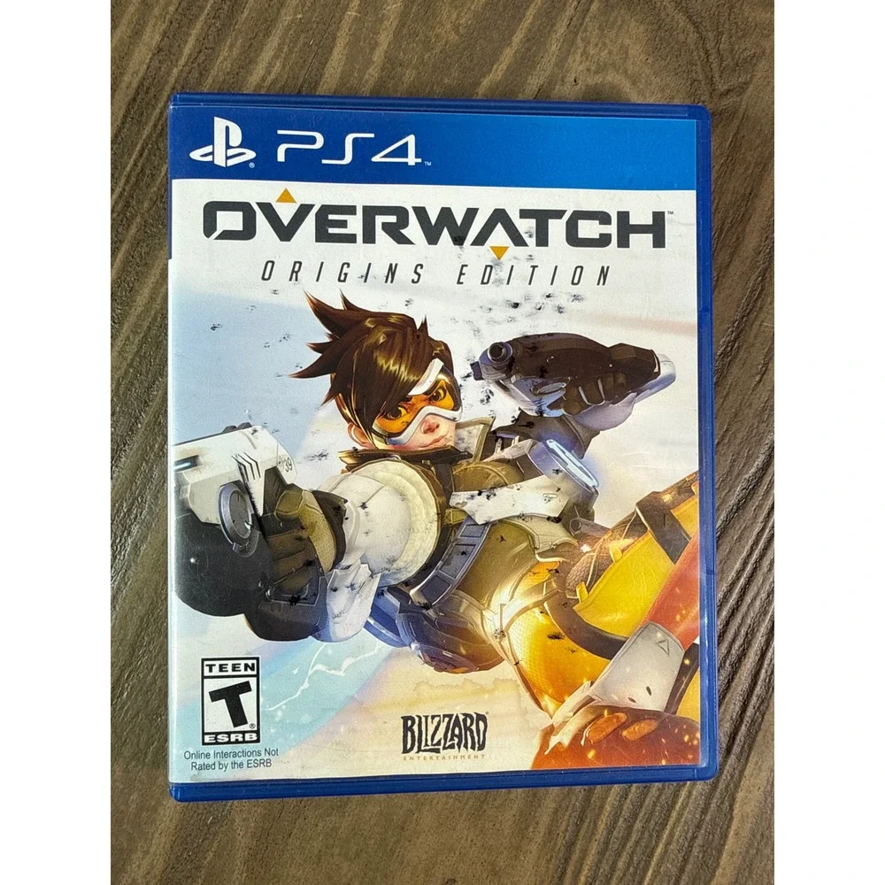 Overwatch Origins Edition Sony Playstation 4 PS4 Video Game CIB Complete Works